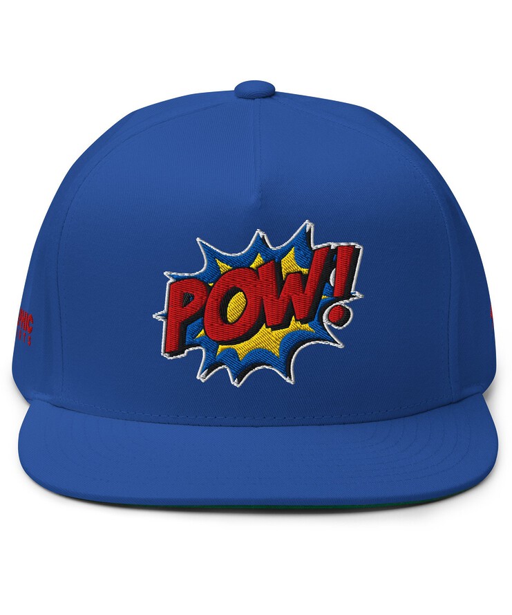 Flat Bill Cap - POW! | Hat | Buy Online | GRAPHIC T-SHIRTS