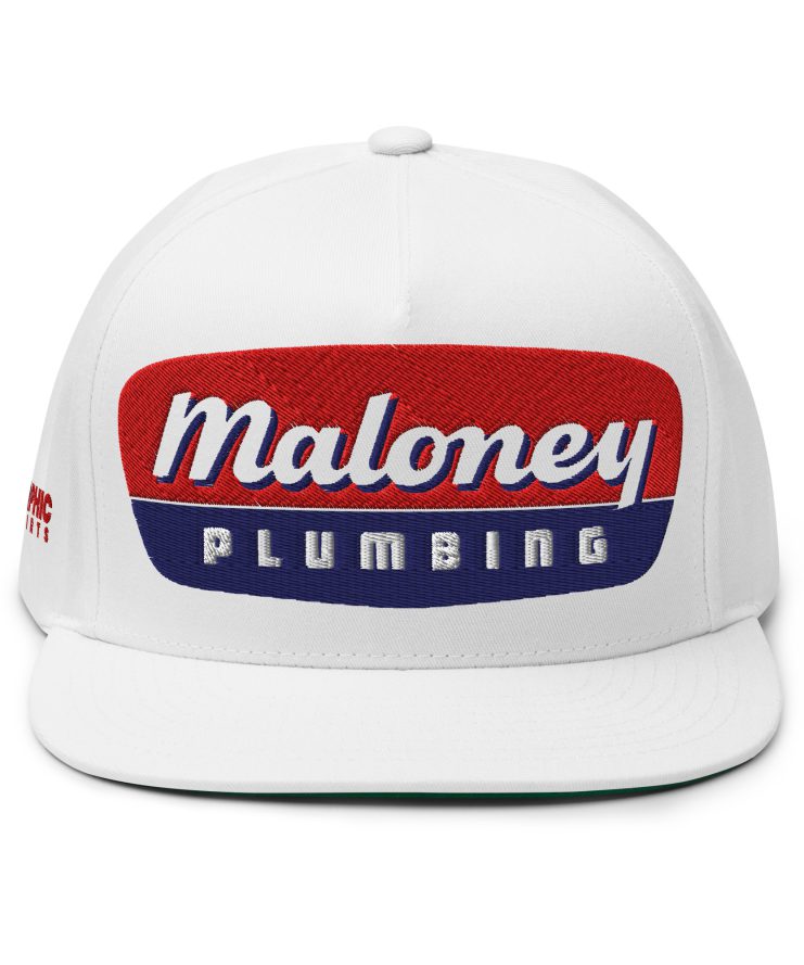 Flat Bill Cap - Maloney Plumbing