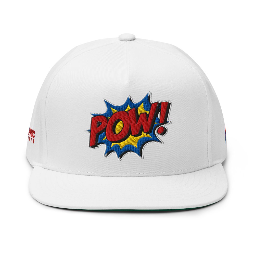 Flat Bill Cap - POW!