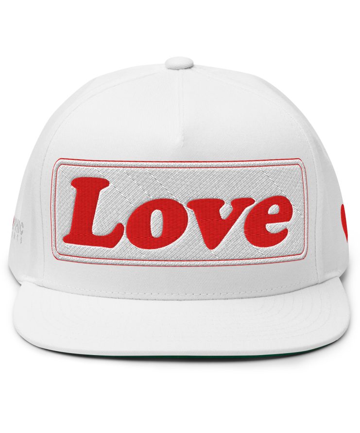 Flat Bill Cap - LOVE