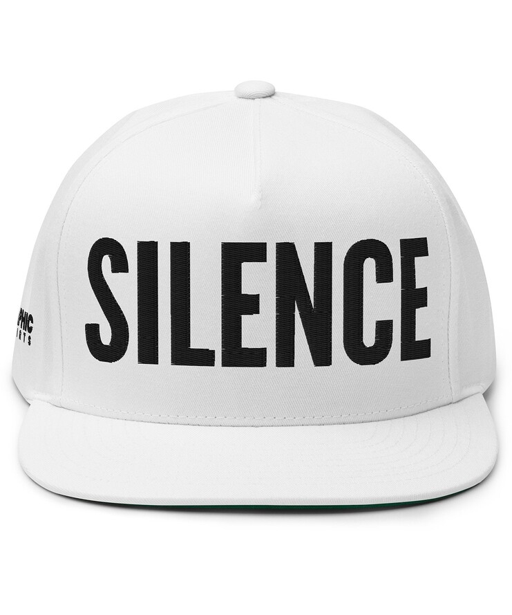 Flat Bill Cap - SILENCE | Hat | Buy Online | GRAPHIC T-SHIRTS