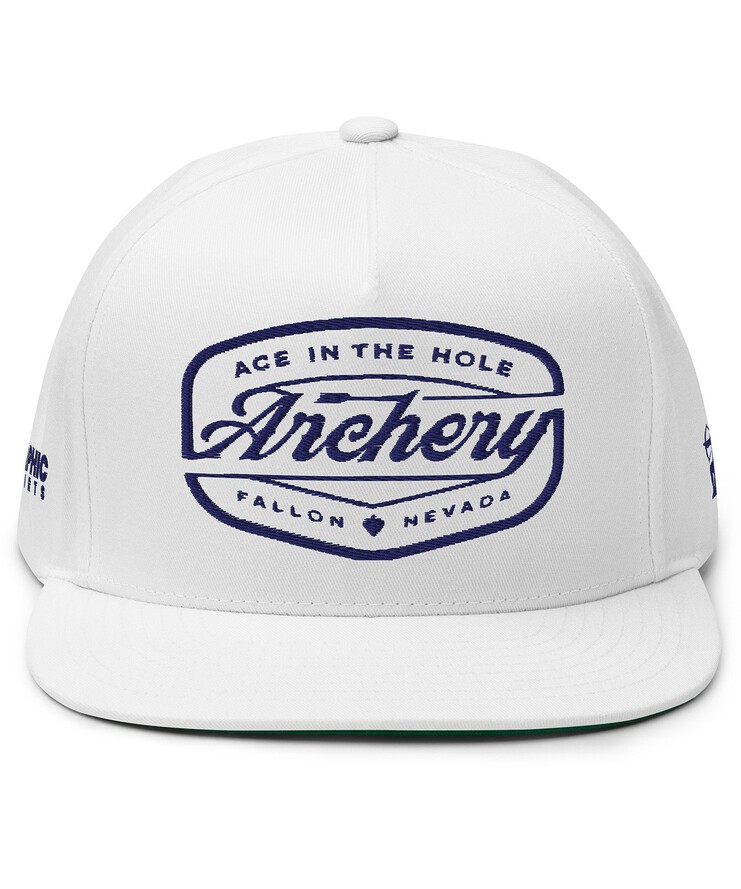 Flat Bill Cap - Ace In The Hole Archery | Hat | Buy Online | GRAPHIC T-SHIRTS