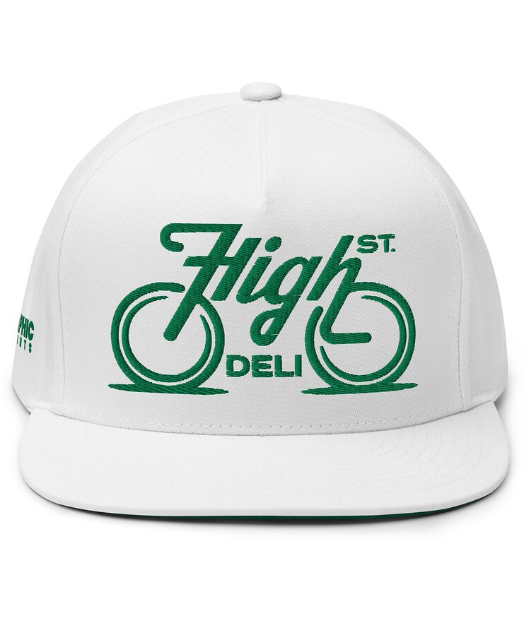 Flat Bill Cap - High Street Deli | Hat | Buy Online | GRAPHIC T-SHIRTS