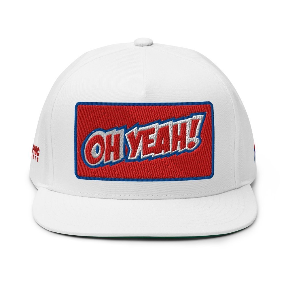 Flat Bill Cap - Oh Yeah! — GRAPHIC T-SHIRTS