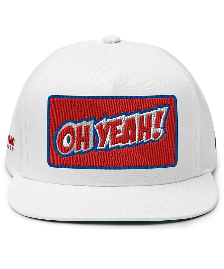 Flat Bill Cap - Oh Yeah! | Hat | Buy Online | GRAPHIC T-SHIRTS