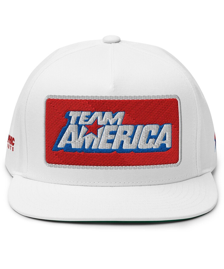 Flat Bill Cap - Team America | Hat | Buy Online | GRAPHIC T-SHIRTS