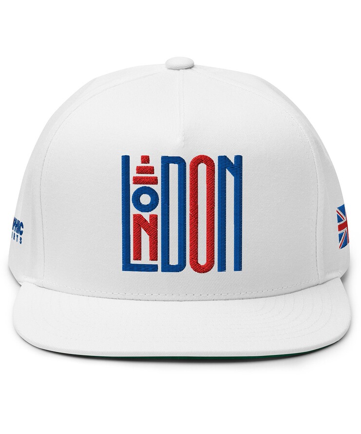 Flat Bill Cap - London | Hat | Buy Online | GRAPHIC T-SHIRTS