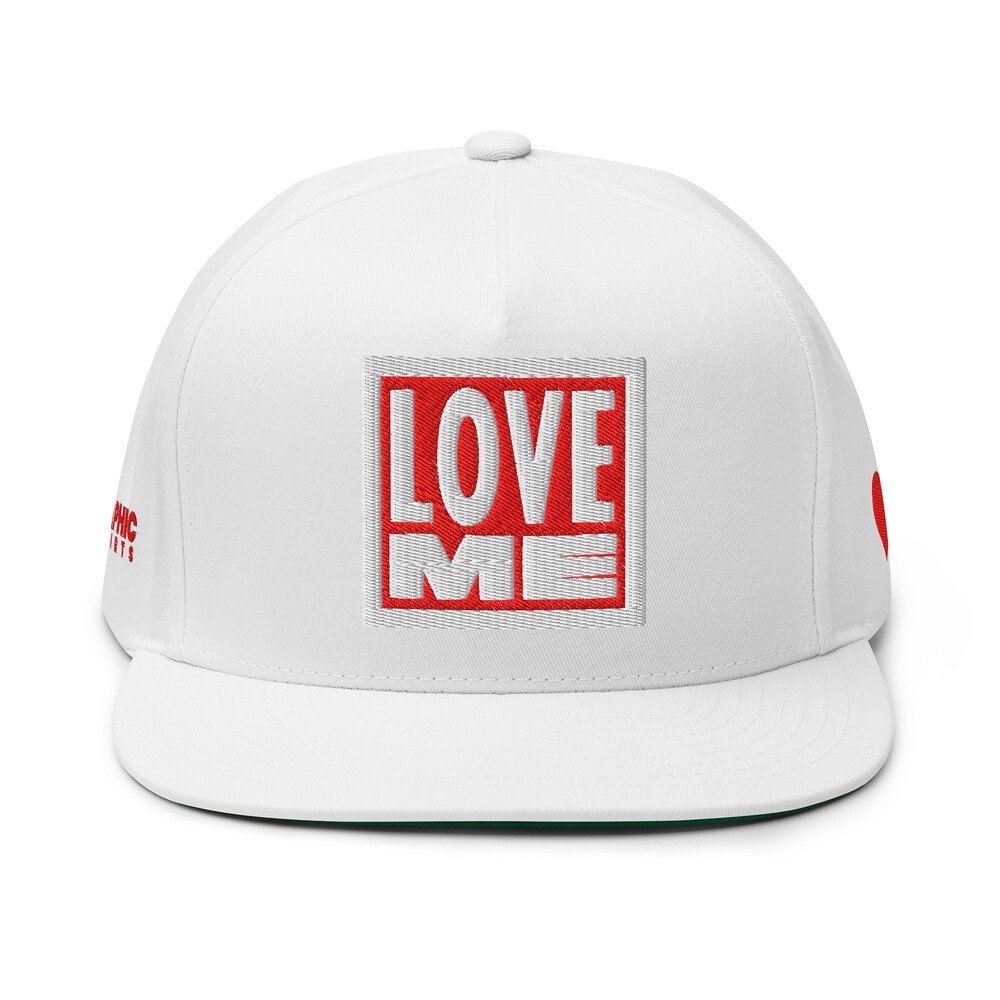 Flat Bill Cap - Love Me — GRAPHIC T-SHIRTS