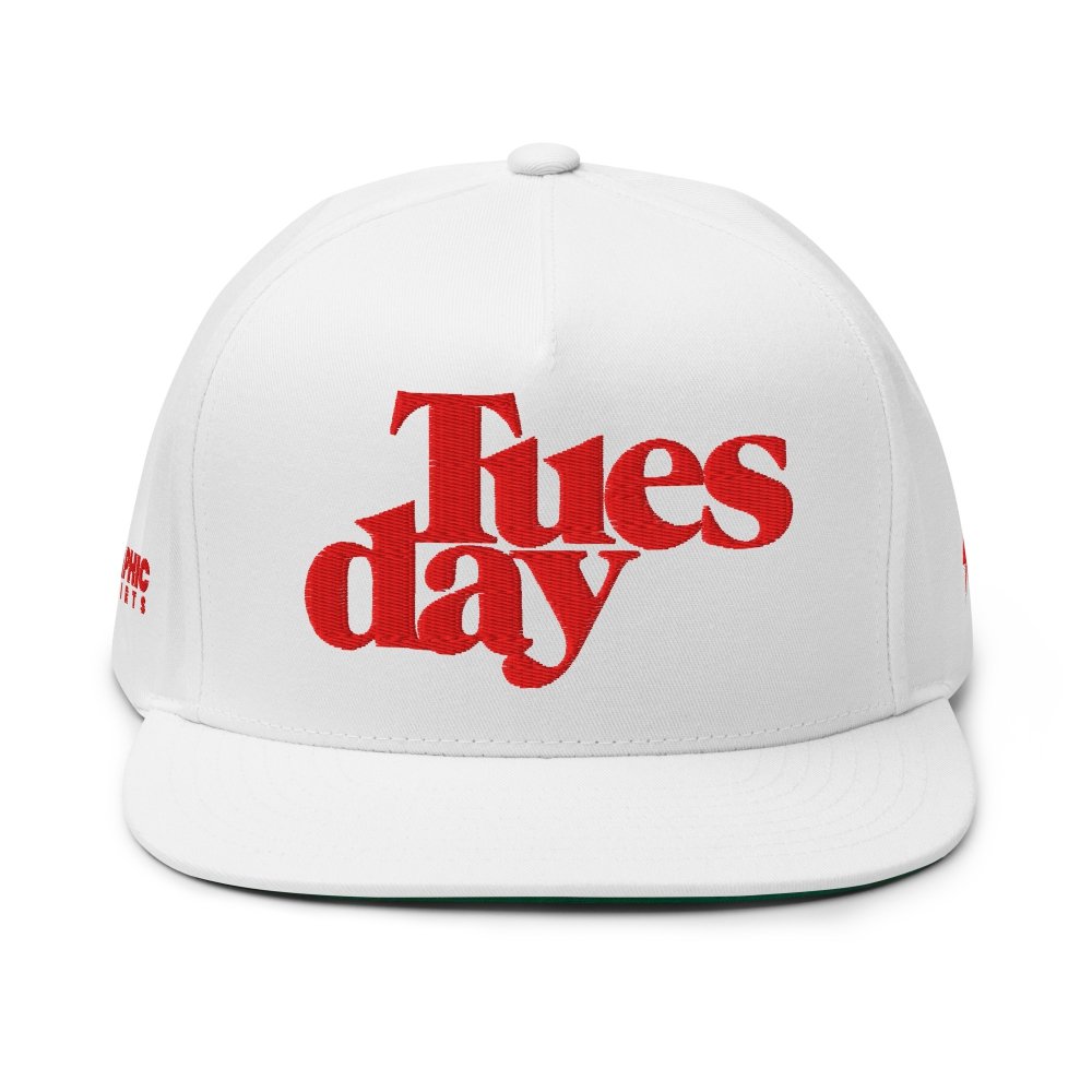Flat Bill Cap - Tuesday — GRAPHIC T-SHIRTS
