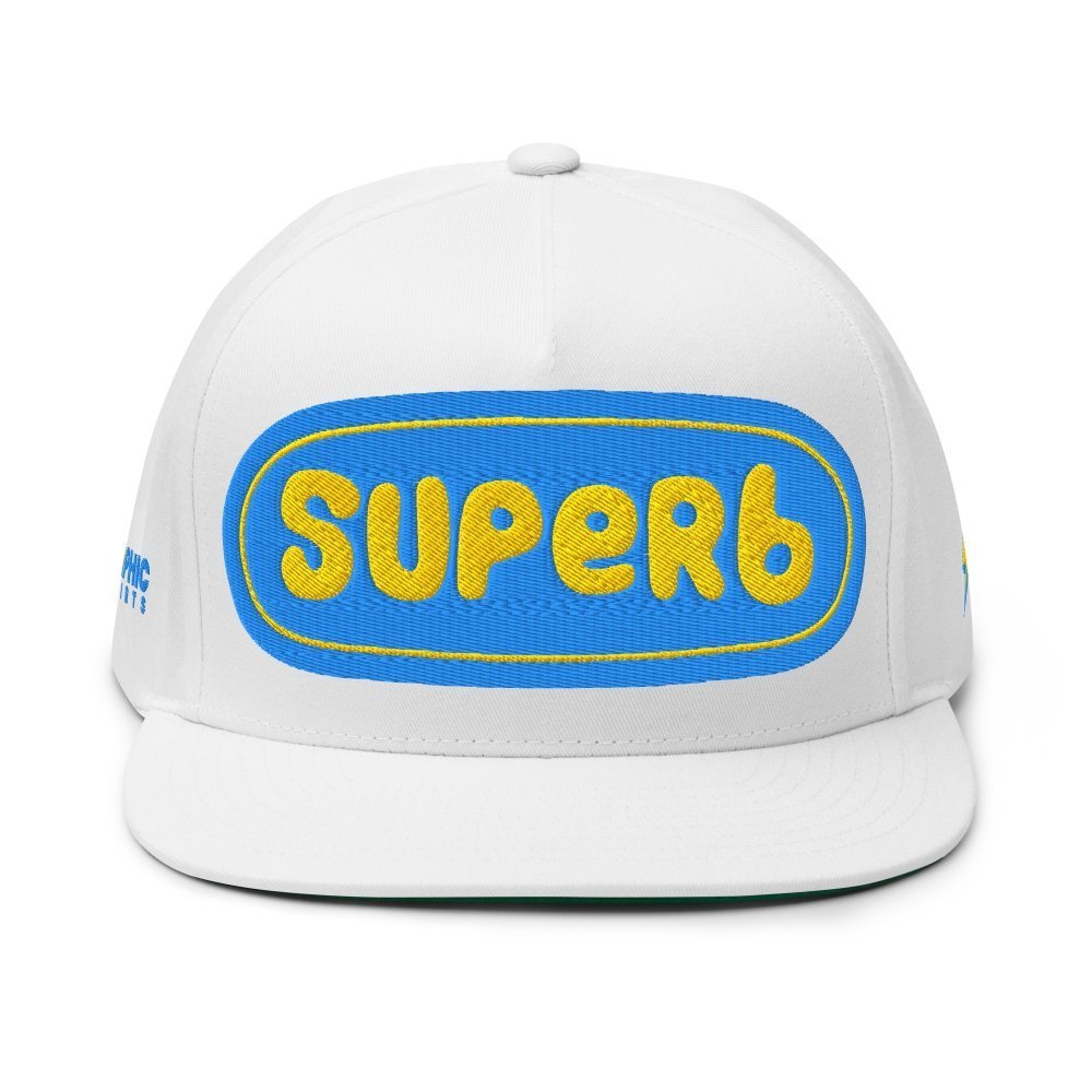 Flat Bill Cap - Superb — GRAPHIC T-SHIRTS