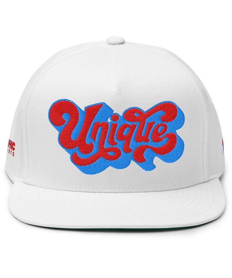 Flat Bill Cap - Unique | Hat | Buy Online | GRAPHIC T-SHIRTS