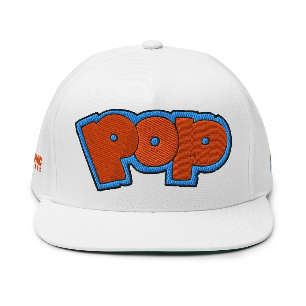 Flat Bill Cap - POP! — GRAPHIC T-SHIRTS