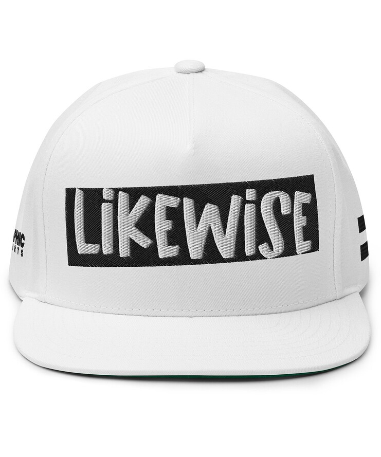 Flat Bill Cap - LIKEWISE | Hat | Buy Online | GRAPHIC T-SHIRTS