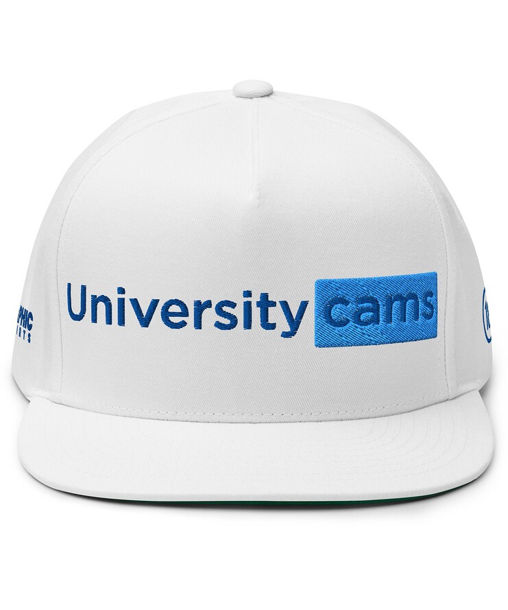 Flat Bill Cap - University Cams | Hat | Buy Online | GRAPHIC T-SHIRTS