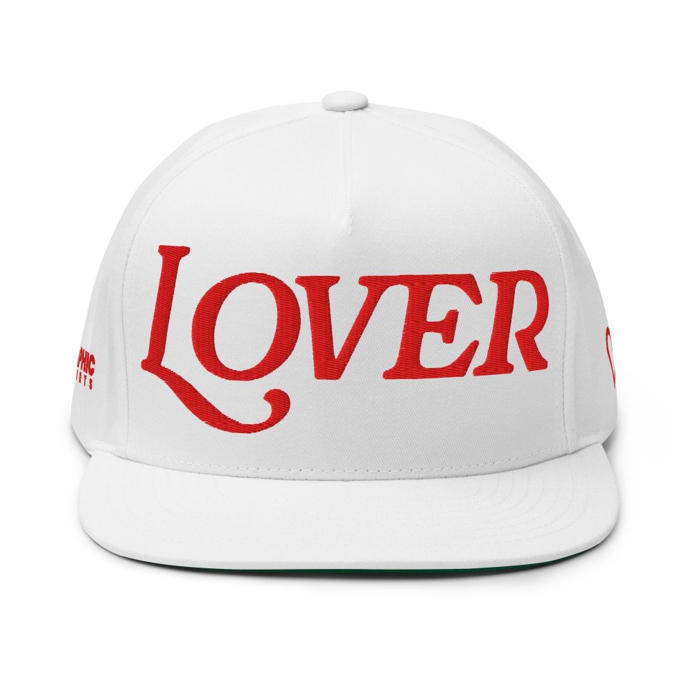 Flat Bill Cap - LOVER — GRAPHIC T-SHIRTS