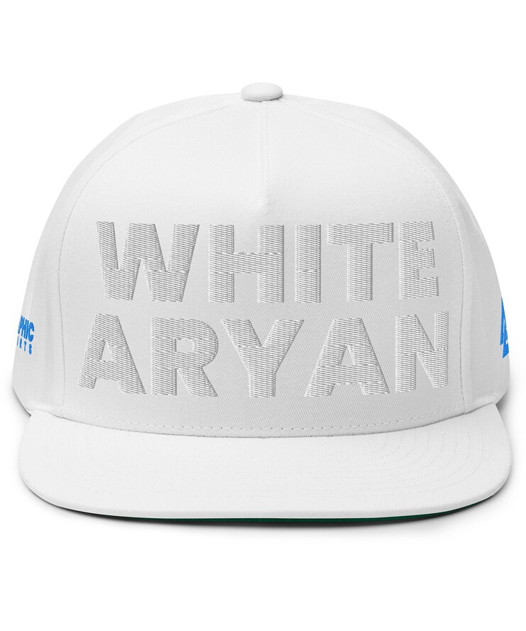 Flat Bill Cap - WHITE ARYAN | Hat | Buy Online | GRAPHIC T-SHIRTS