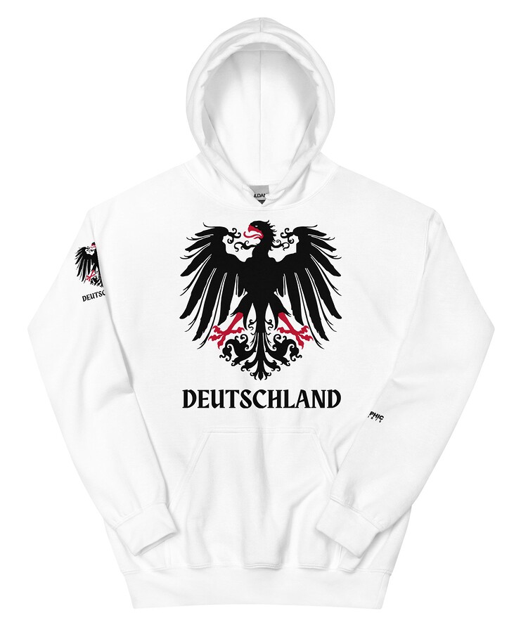 Unisex Heavy Premium Hoodie - Deutschland [German Adler] | Hoodie | Buy Online | GRAPHIC T-SHIRTS