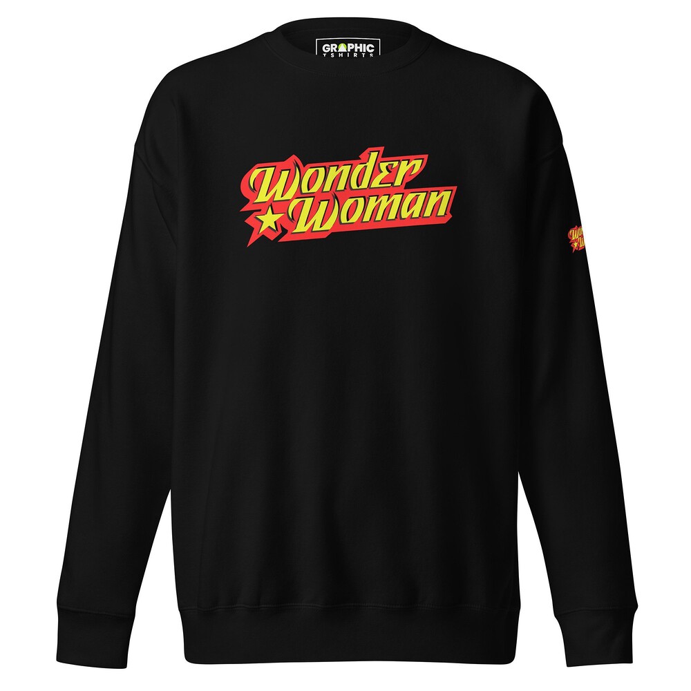 Women's Premium Sweatshirt - Wonder Woman — GRAPHIC T-SHIRTS