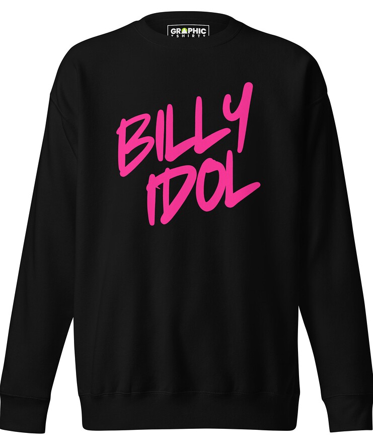 Unisex Premium Sweatshirt - BILLY IDOL | Sweatshirt | Buy Online | GRAPHIC T-SHIRTS