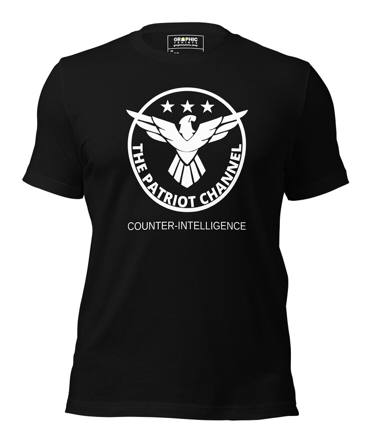 Unisex Crew Neck T-Shirt - THE PATRIOT CHANNEL | T-Shirt | Buy Online | GRAPHIC T-SHIRTS