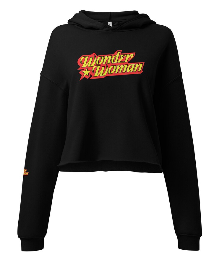 Women's Crop Hoodie - Wonder Woman | Hoodie | Buy Online | GRAPHIC T-SHIRTS