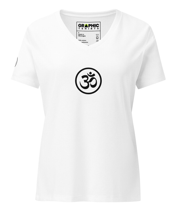 Women’s Relaxed V-Neck T-Shirt - Namaste | T-Shirt | Buy Online | GRAPHIC T-SHIRTS