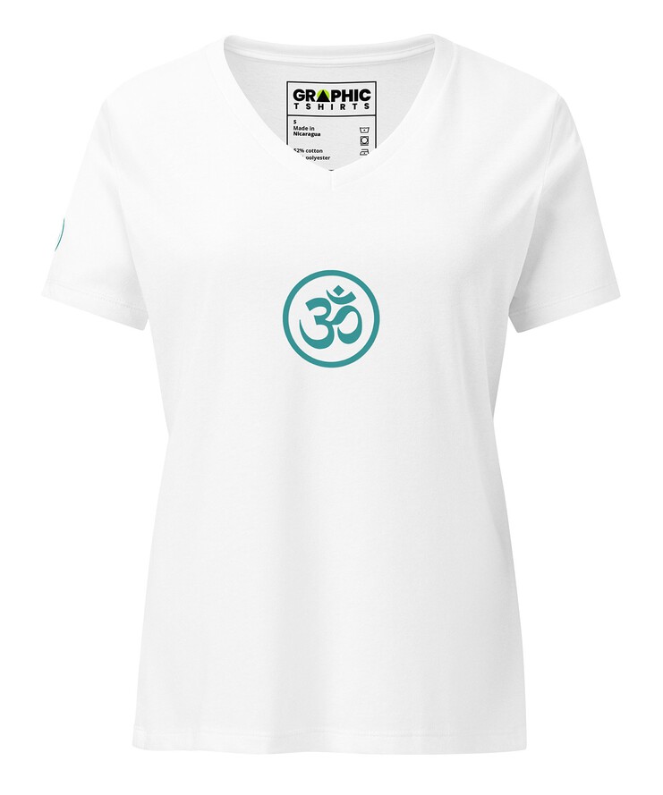 Women’s Relaxed V-Neck T-Shirt - Namaste | T-Shirt | Buy Online | GRAPHIC T-SHIRTS