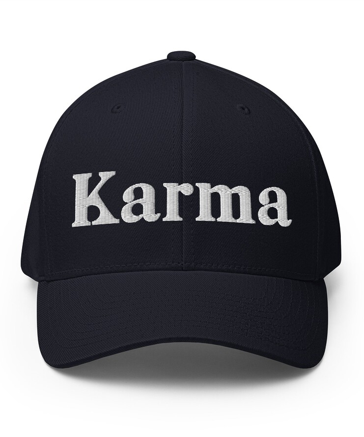 Structured Flexfit Cap - Karma | Hat | Buy Online | GRAPHIC T-SHIRTS