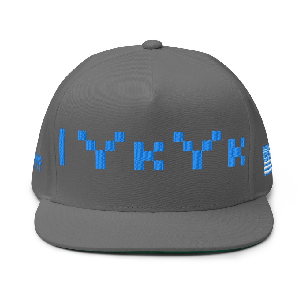 Flat Bill Cap - IYKYK [IF YOU KNOW YOU KNOW] — GRAPHIC T-SHIRTS