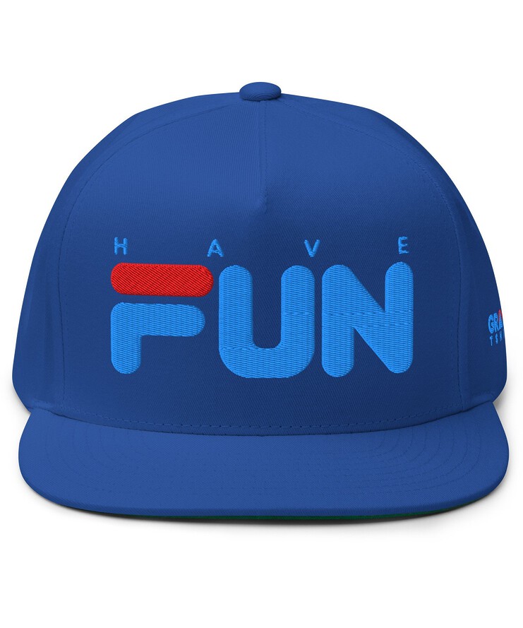 Flat Bill Cap - HAVE FUN | Hat | Buy Online | GRAPHIC T-SHIRTS