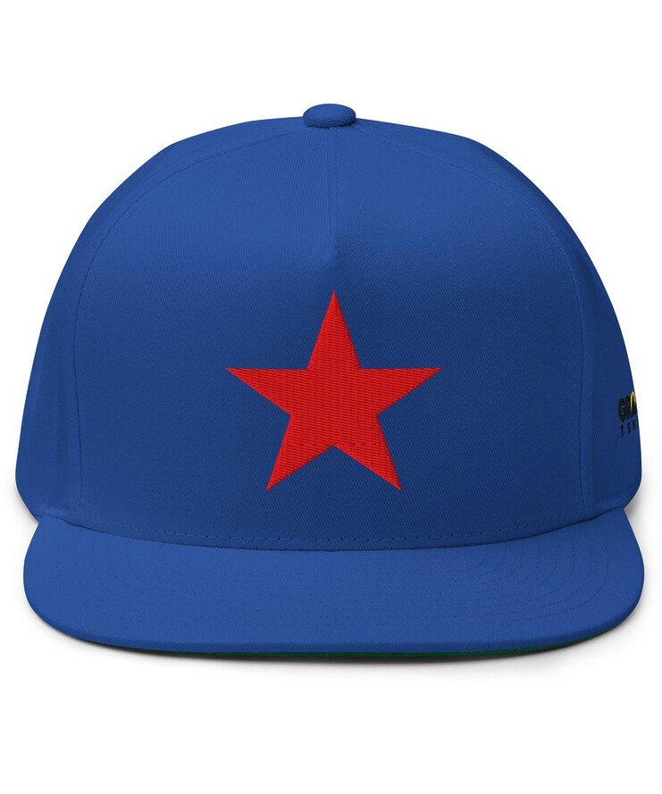 Flat Bill Cap - Red Star | Hat | Buy Online | GRAPHIC T-SHIRTS