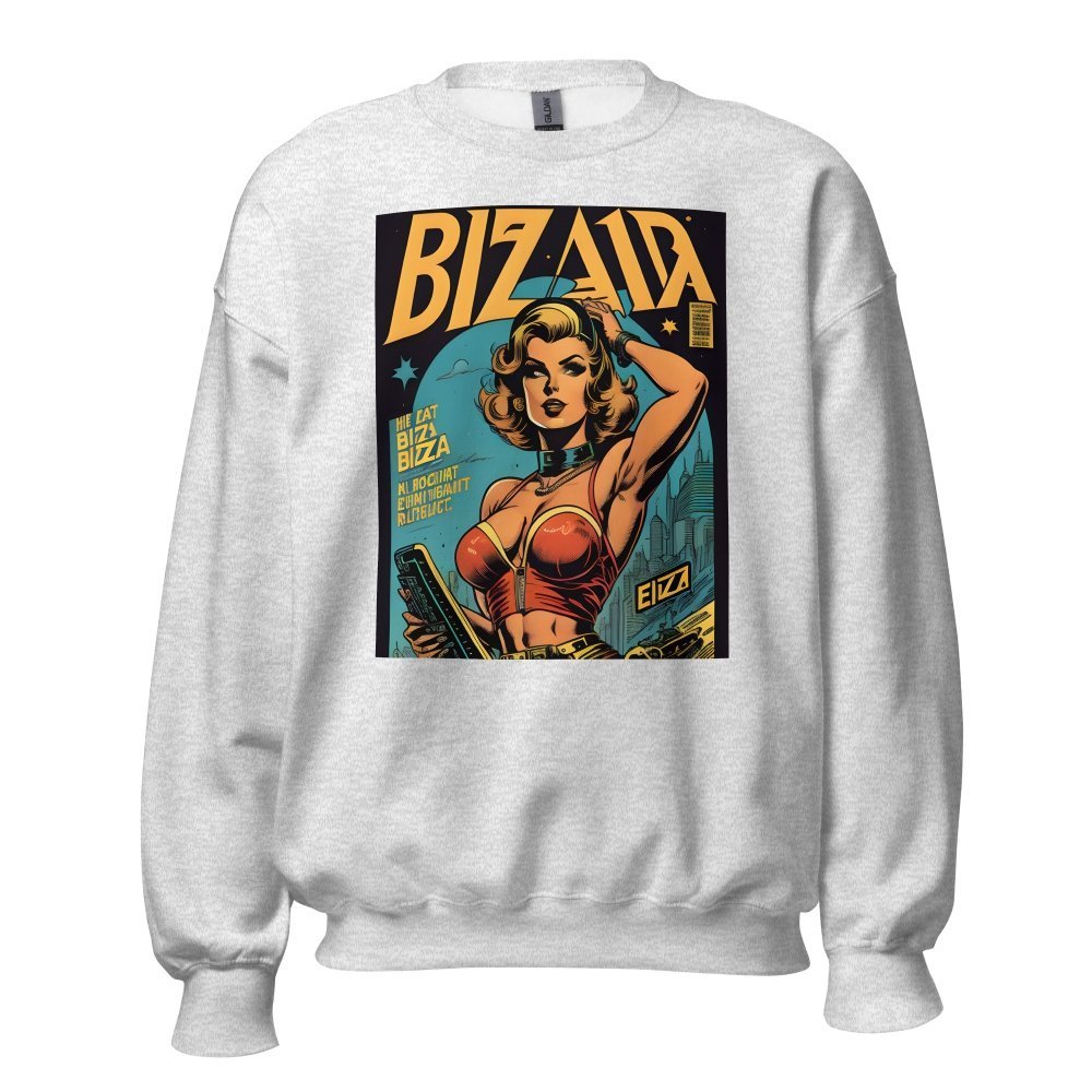 Unisex Crew Neck Sweatshirt - Ibiza Night Club Heroes Comic Series v.11 — GRAPHIC T-SHIRTS