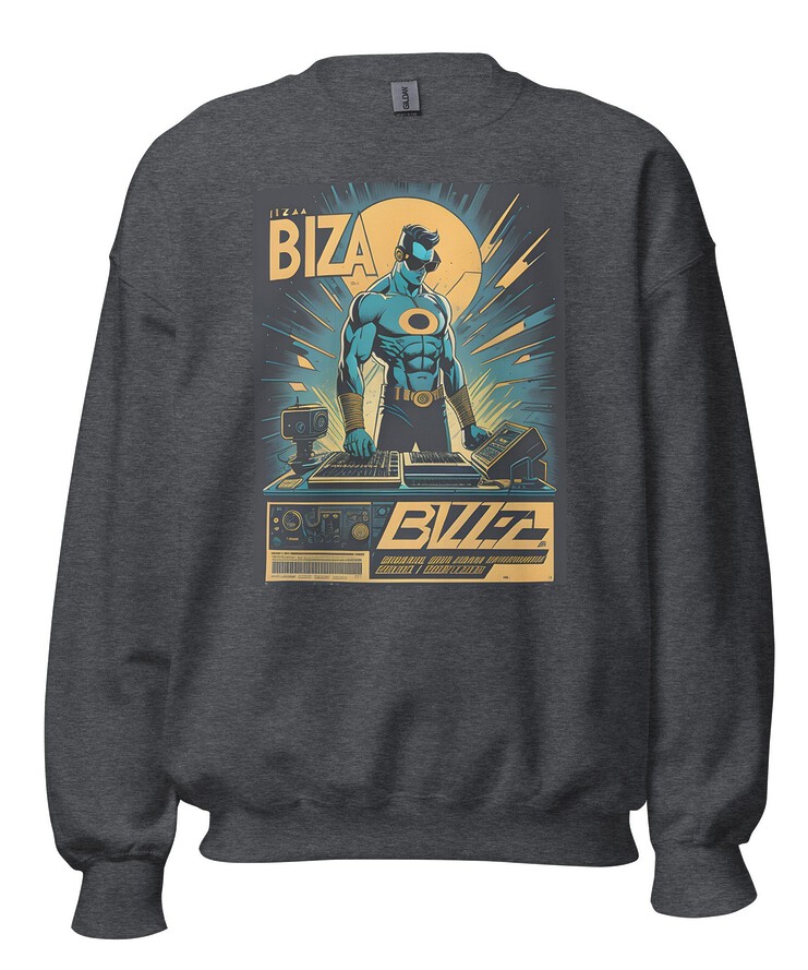 Unisex Crew Neck Sweatshirt - Ibiza Night Club Heroes Comic Series v.18 | Sweatshirt | Buy Online | GRAPHIC T-SHIRTS