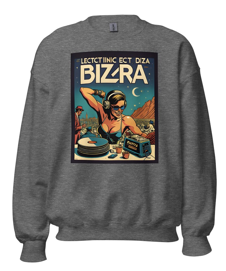 Unisex Crew Neck Sweatshirt - Ibiza Night Club Heroes Comic Series v.17 | Sweatshirt | Buy Online | GRAPHIC T-SHIRTS