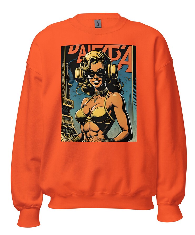 Unisex Crew Neck Sweatshirt - Ibiza Night Club Heroes Comic Series v.16 | Sweatshirt | Buy Online | GRAPHIC T-SHIRTS