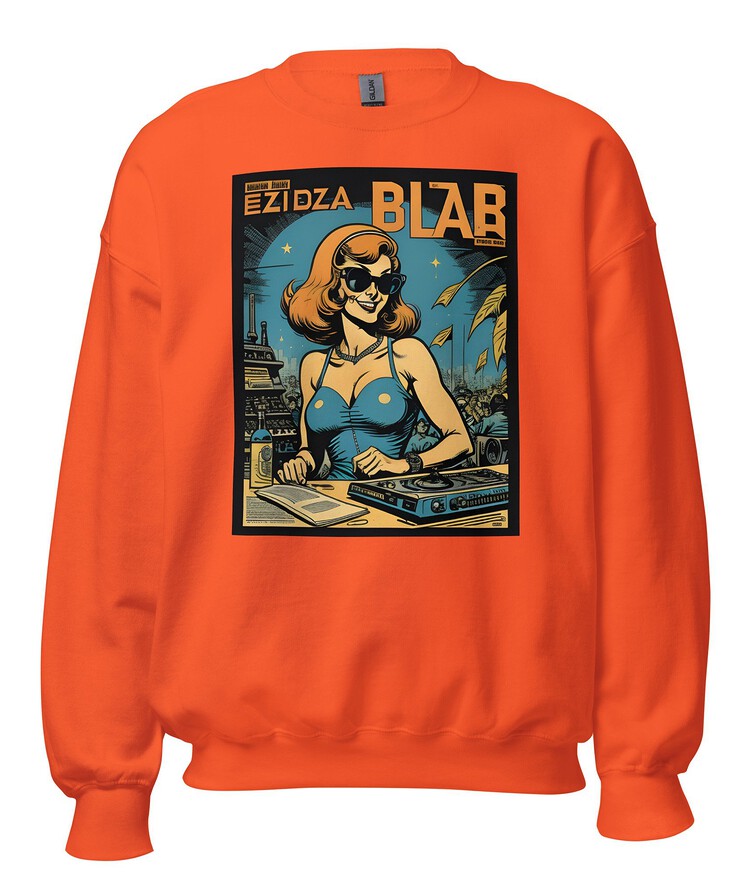 Unisex Crew Neck Sweatshirt - Ibiza Night Club Heroes Comic Series v.13 | Sweatshirt | Buy Online | GRAPHIC T-SHIRTS