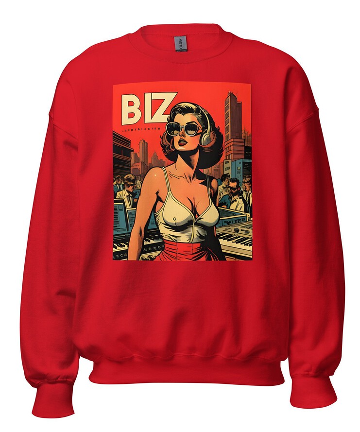 Unisex Crew Neck Sweatshirt - Ibiza Night Club Heroes Comic Series v.7 | Sweatshirt | Buy Online | GRAPHIC T-SHIRTS