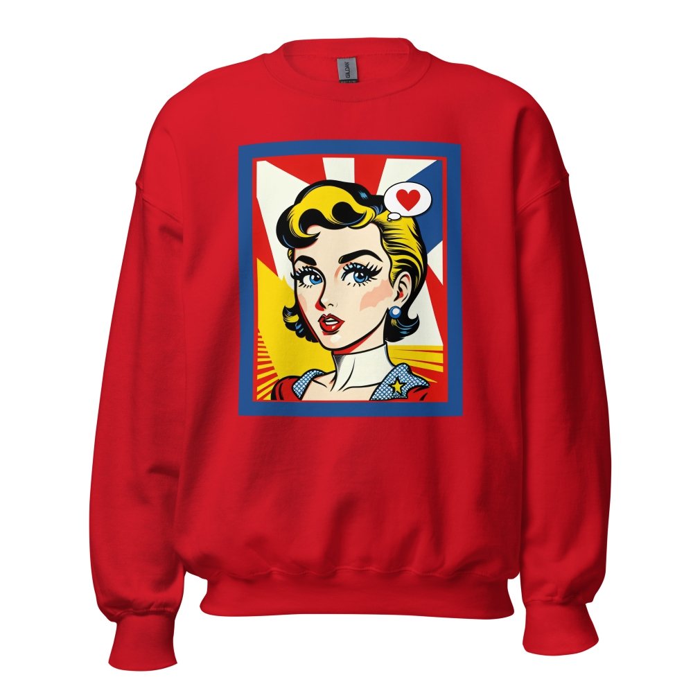 Unisex Crew Neck Sweatshirt - Vintage American Comic Series v.48 — GRAPHIC T-SHIRTS