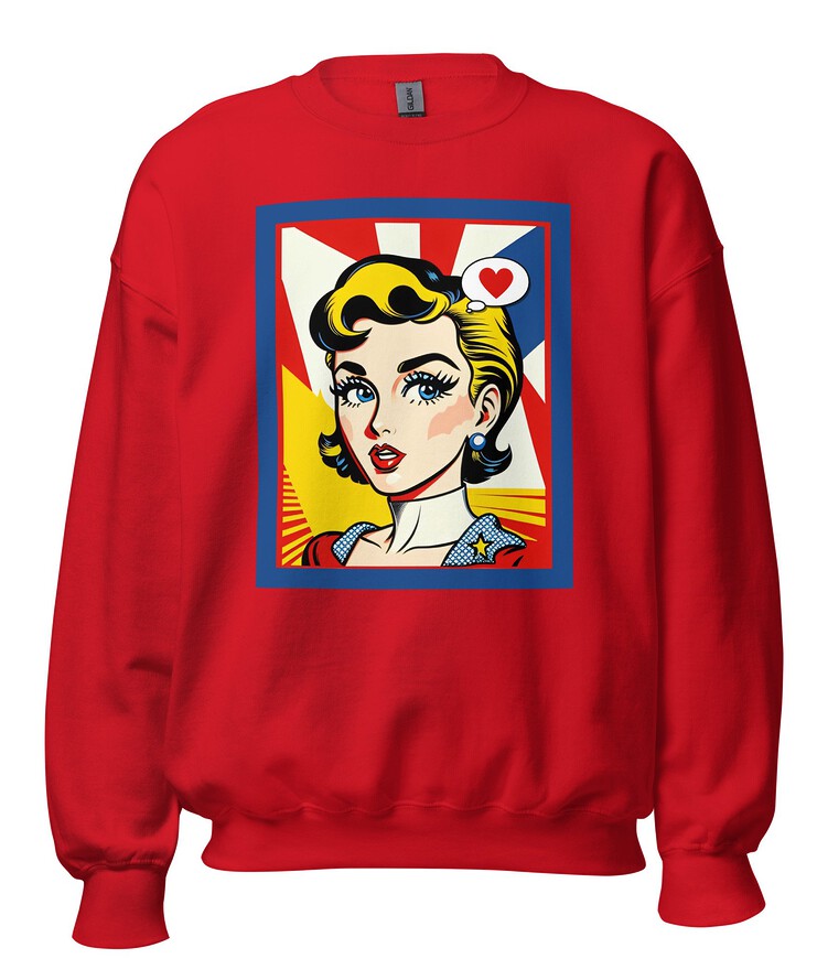 Unisex Crew Neck Sweatshirt - Vintage American Comic Series v.48 | Sweatshirt | Buy Online | GRAPHIC T-SHIRTS