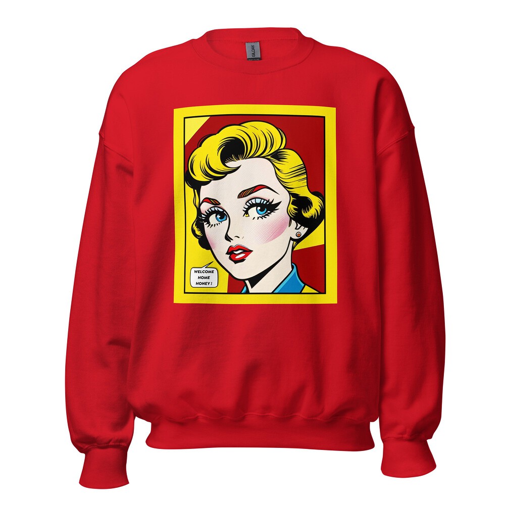 Unisex Crew Neck Sweatshirt - Vintage American Comic Series v.40 — GRAPHIC T-SHIRTS