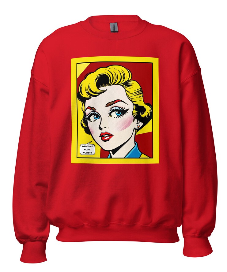 Unisex Crew Neck Sweatshirt - Vintage American Comic Series v.40 | Sweatshirt | Buy Online | GRAPHIC T-SHIRTS