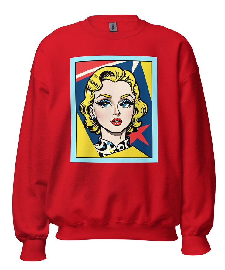 Unisex Crew Neck Sweatshirt - Vintage American Comic Series v.35 | Sweatshirt | Buy Online | GRAPHIC T-SHIRTS