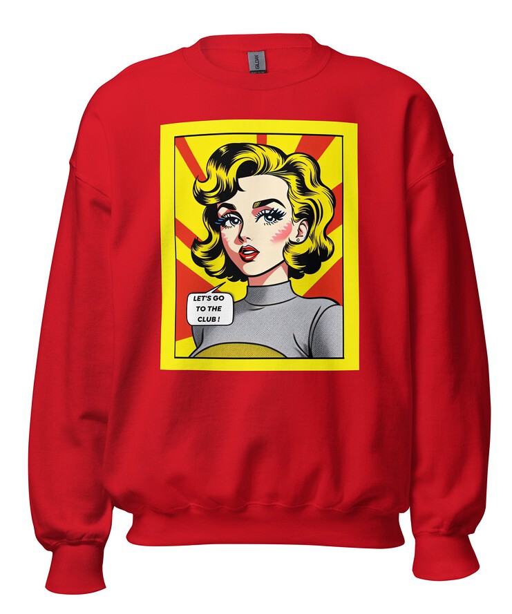 Unisex Crew Neck Sweatshirt - Vintage American Comic Series v.33 | Sweatshirt | Buy Online | GRAPHIC T-SHIRTS
