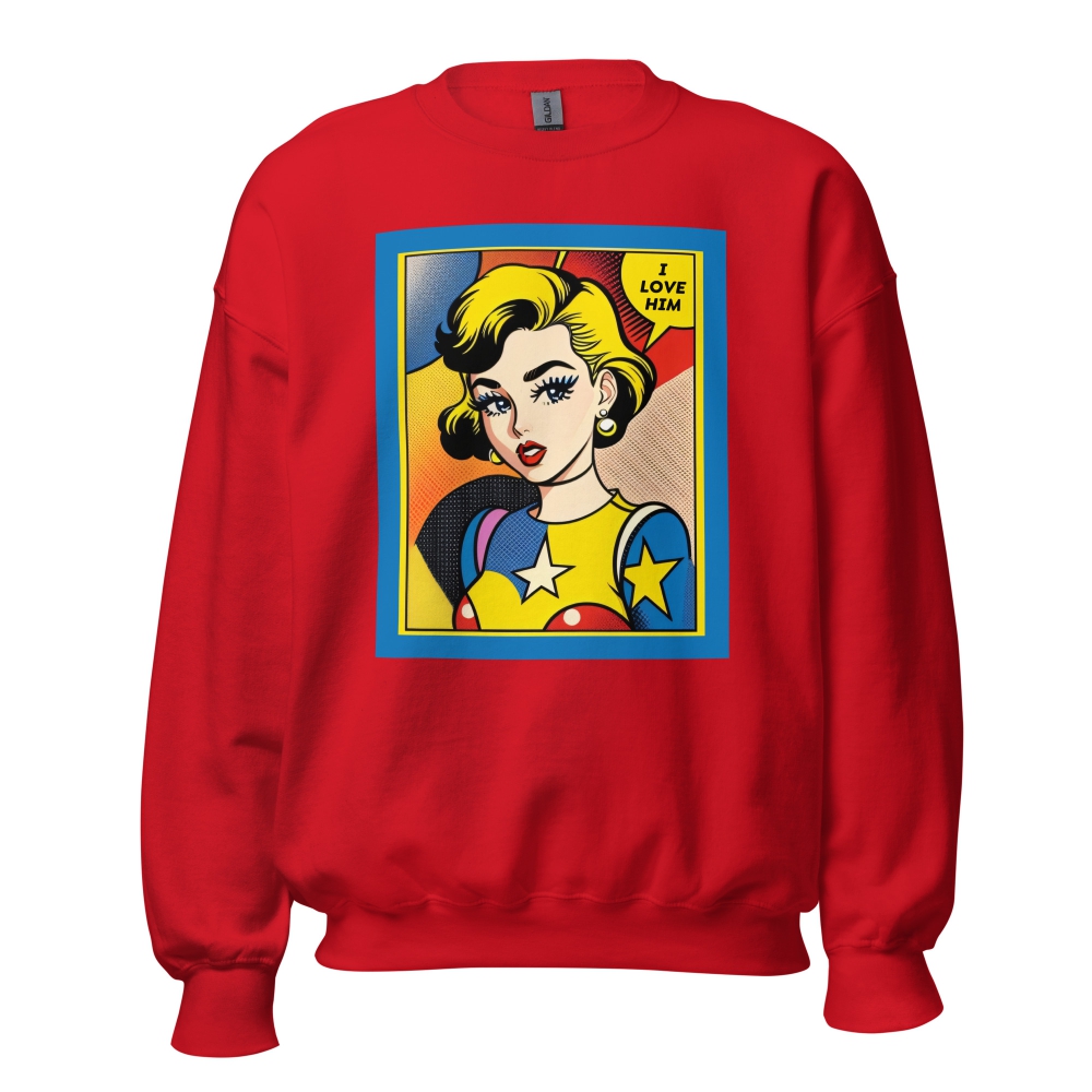 Unisex Crew Neck Sweatshirt - Vintage American Comic Series v.32