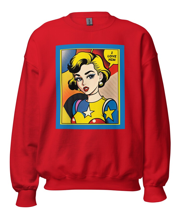 Unisex Crew Neck Sweatshirt - Vintage American Comic Series v.32 | Sweatshirt | Buy Online | GRAPHIC T-SHIRTS