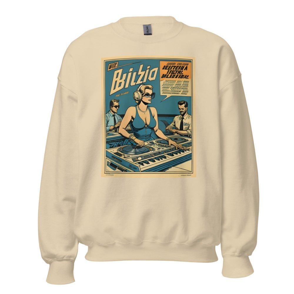 Unisex Crew Neck Sweatshirt - Ibiza Night Club Heroes Comic Series v.12 — GRAPHIC T-SHIRTS