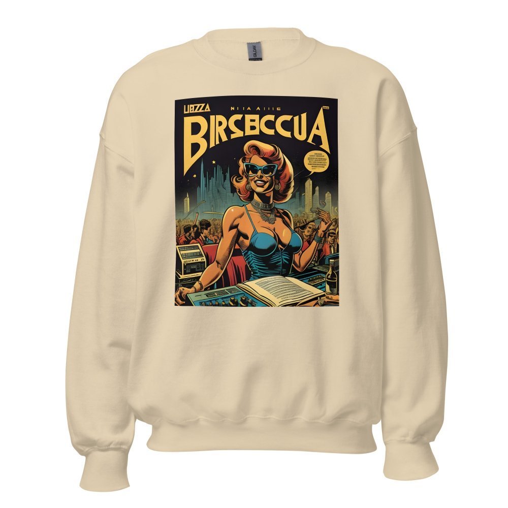 Unisex Crew Neck Sweatshirt - Ibiza Night Club Heroes Comic Series v.9 — GRAPHIC T-SHIRTS
