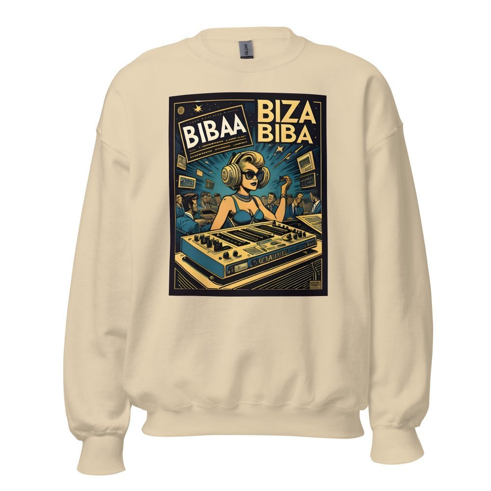 Unisex Crew Neck Sweatshirt - Ibiza Night Club Heroes Comic Series v.8 — GRAPHIC T-SHIRTS