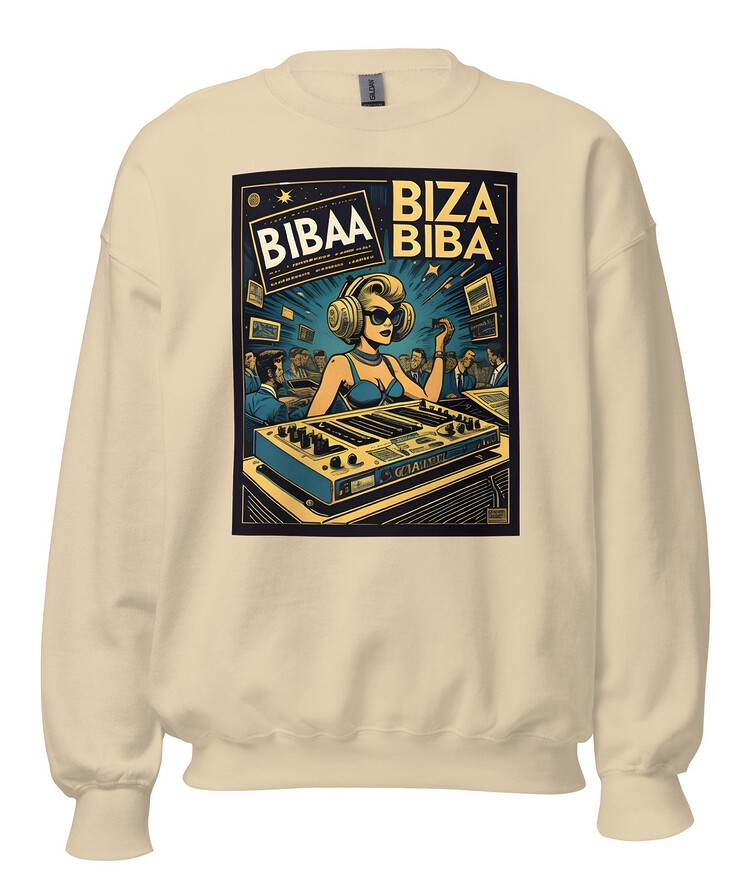 Unisex Crew Neck Sweatshirt - Ibiza Night Club Heroes Comic Series v.8 | Sweatshirt | Buy Online | GRAPHIC T-SHIRTS