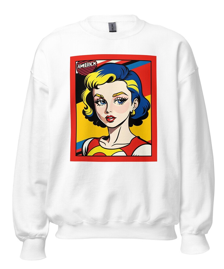 Unisex Crew Neck Sweatshirt - Vintage American Comic Series v.46 | Sweatshirt | Buy Online | GRAPHIC T-SHIRTS